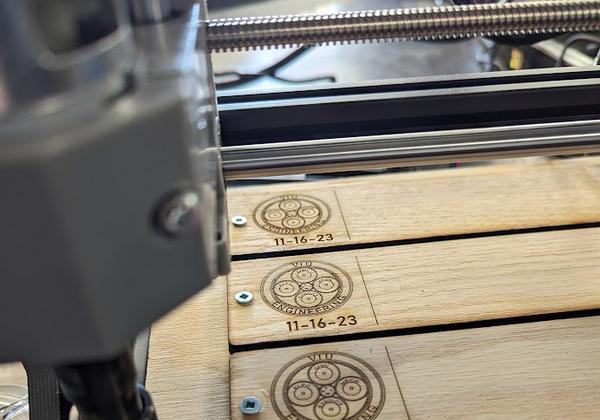 cnc machine with wood