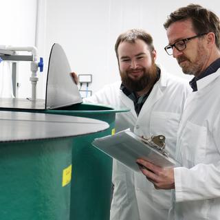 VIU professor and graduate student